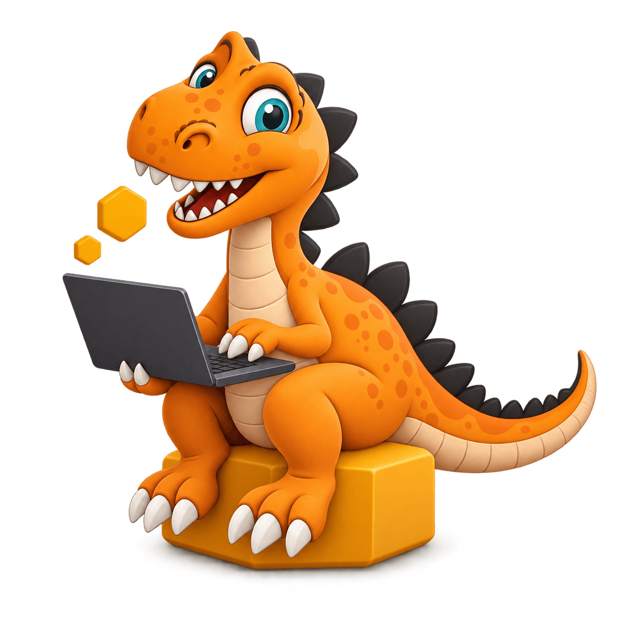 Codzilla-ն իր համակարգչով՝ պատրաստ նոր բան ստեղծելու